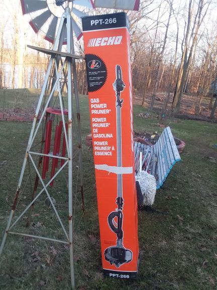 new echo ptt-266 gas powered pole saw