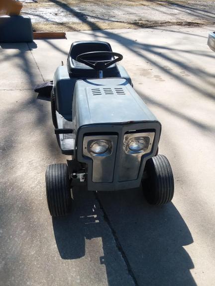 sears and craftsman riding mower