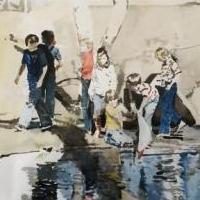 Original watercolors by artist Jim Colley for sale in Denton TX by Garage Sale Showcase member Kathleencalvin@gmail.com, posted 02/04/2018