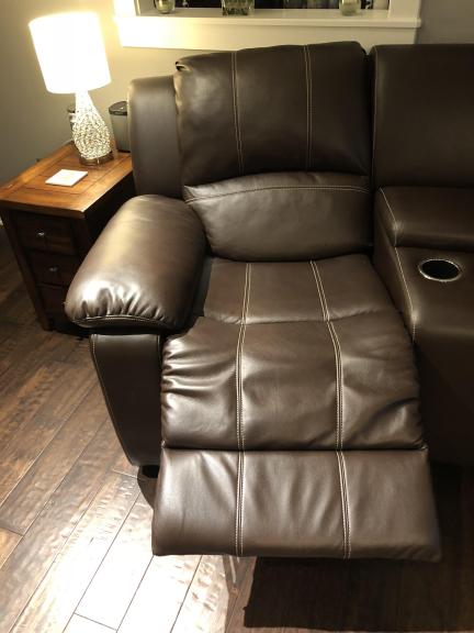 Electric leather couch
