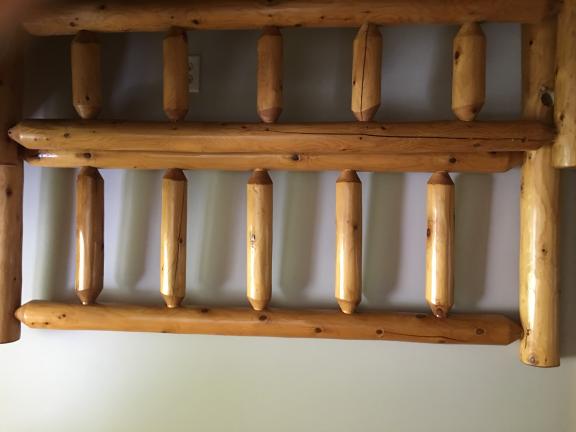 Log Bed Double for sale in Milan OH