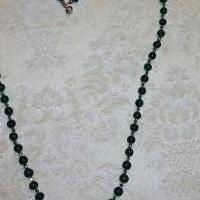 Hand craft semi-precious gemstone Malachite necklace for sale in Spring TX by Garage Sale Showcase member johnbanker, posted 05/09/2018