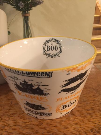BOO Trick or Treat Bowl for sale in La Porte IN