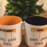 Halloween BE SPOOKY & BOO Mugs for sale in La Porte IN by Garage Sale Showcase member 4phans, posted 09/26/2019