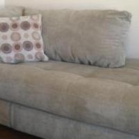 L- Sectional/ Sofa plus large ottoman for sale in Conway AR by Garage Sale Showcase member DJ Alexa 10, posted 07/24/2018