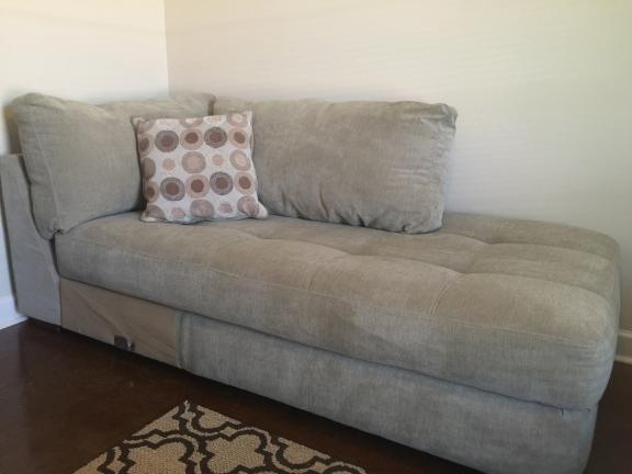 L- Sectional/ Sofa plus large ottoman for sale in Conway AR