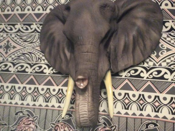 Safari Elephant sconce