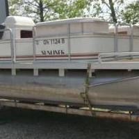 20 ft. Pontoon for sale in Marengo OH by Garage Sale Showcase member smartshopper, posted 05/21/2018