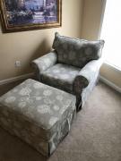 Large chair and ottoman for sale in Grayson GA