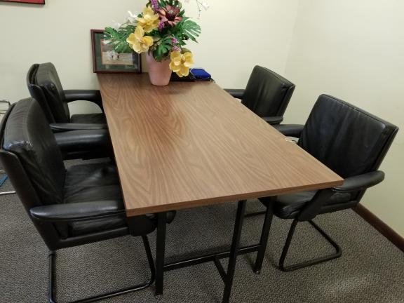 Office business desk with 4 chairs for sale in Parsippany NJ