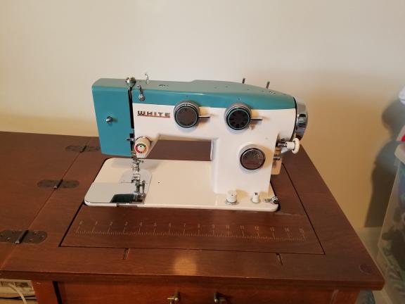 White Sewing Machine and Accessories for sale in Sidney OH