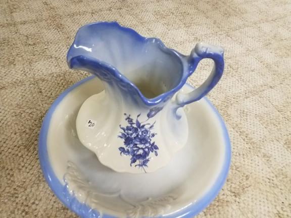 French Provincial Wash Bowl & Water Pitcher for sale in York PA