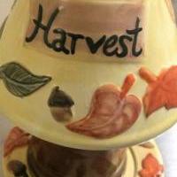 Fall, Harvest, Autumn Candle Topper  & Plate for sale in York PA by Garage Sale Showcase member GaragesaleBonnie, posted 01/15/2018