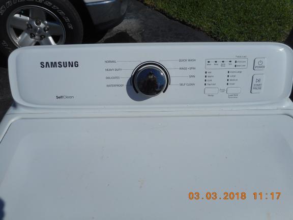 Samung Self Cleaning washer machine