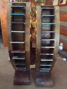 2 Wooden CD Racks, each holding 32 CD's and videos for sale in Grand Lake CO