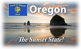 Oregon, The Sunset State!